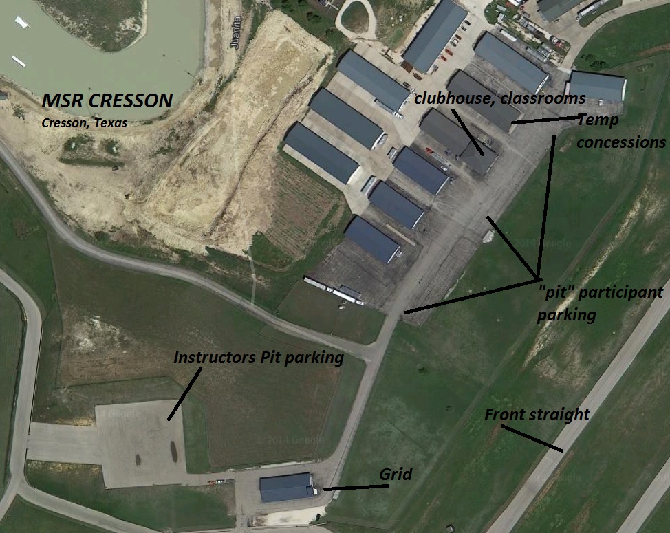 MSR Cresson track map